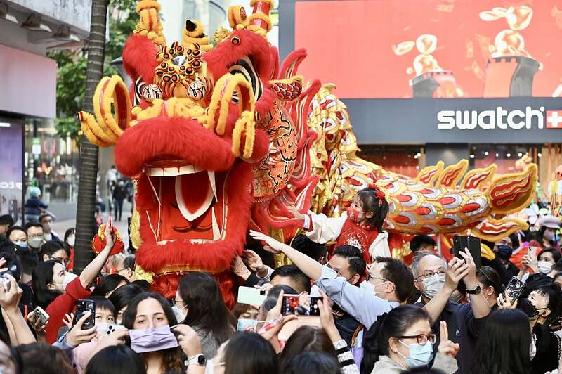 美媒:香港喜迎新春